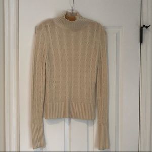 Vince 100% Cashmere Ivory Sweater- Small